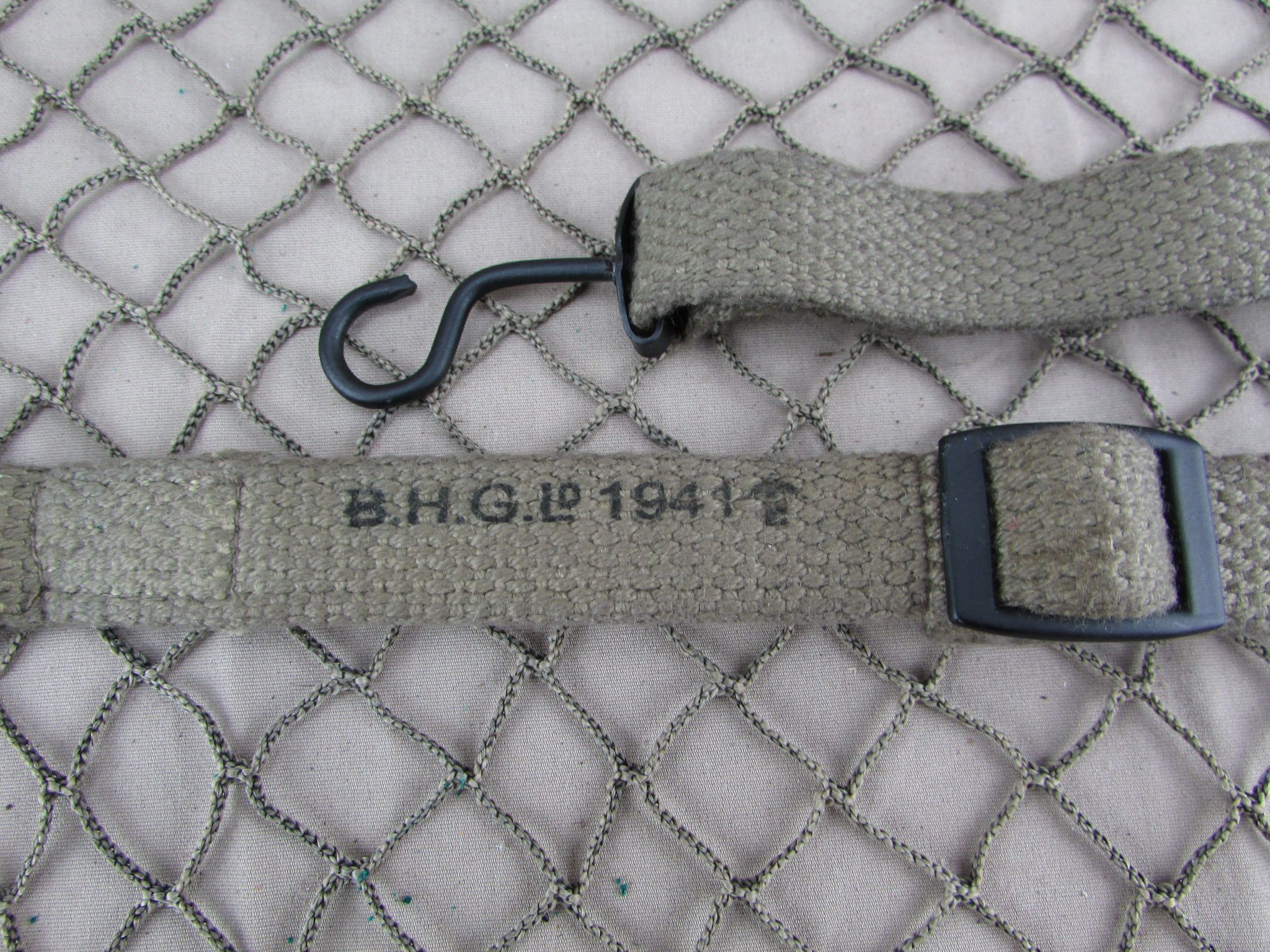 British Sten sling marked BHGL 1941 reproduction? | St. Croix Military ...