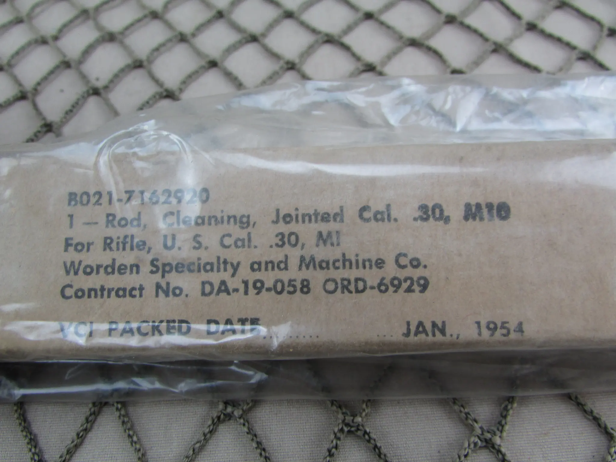 M10 M1 Garand Jointed Cleaning Rod in box, NOS, 1/54 by Worden ...