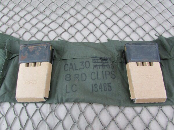 48 rounds m25 .30 ball 30 06 sl 53 tracer in bandolier and enbloc clips